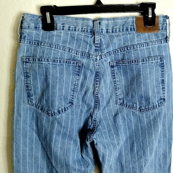 Madewell The Perfect Vintage Jean: Pinstripe Edition sz 29 - Picture 7 of 10